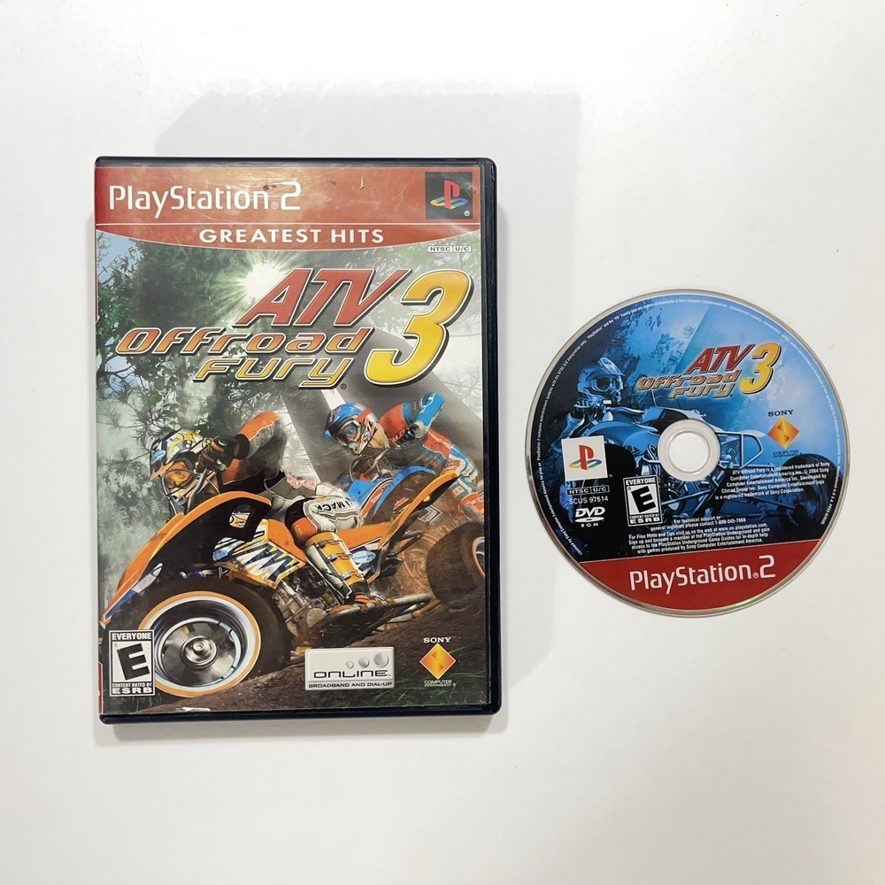 ATV Offroad Fury 3 Greatest Hits - Sony Playstation 2 PS2 Tested Authentic